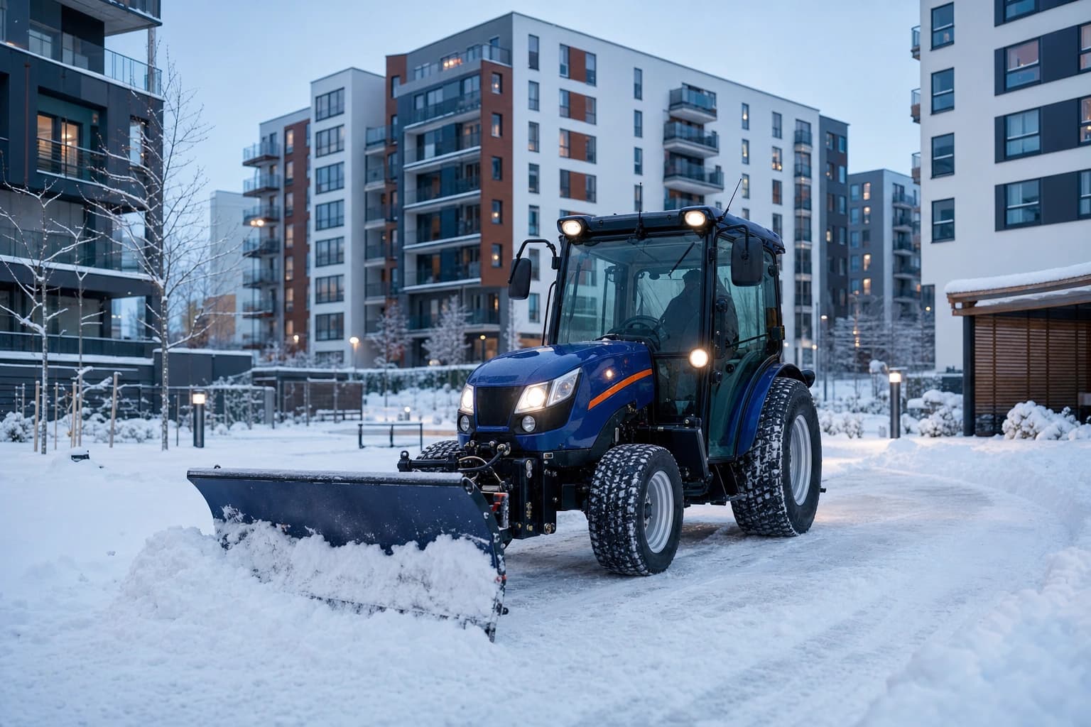 Apila snømåking i Oslo