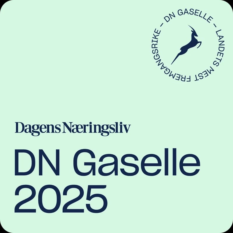 DN Gaselle 2025 — Apila er kåret til Gaselle-bedrift av Dagens Næringsliv